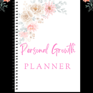 Personal Growth Planner digital PDF for goal-setting, habit tracking, and daily reflection