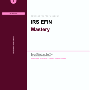 IRS EFIN MASTERY