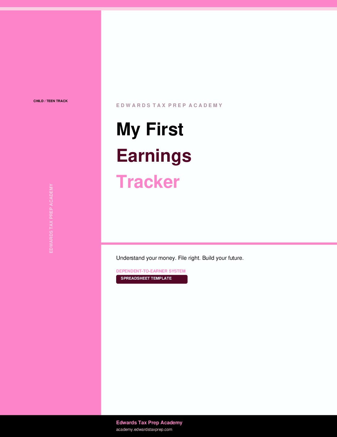 My First Earnings Tracker