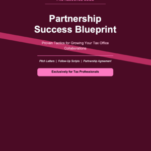 Tax Pro Partnership Success Blueprint
