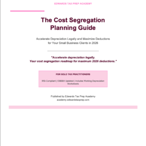 Cost Segregation Planning Guide