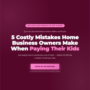 5 Costly Mistakes Home Business Owners Make When Paying Their Kids