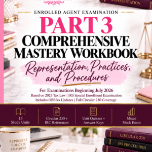 EA  Exam Part 3 Mastery Workbook